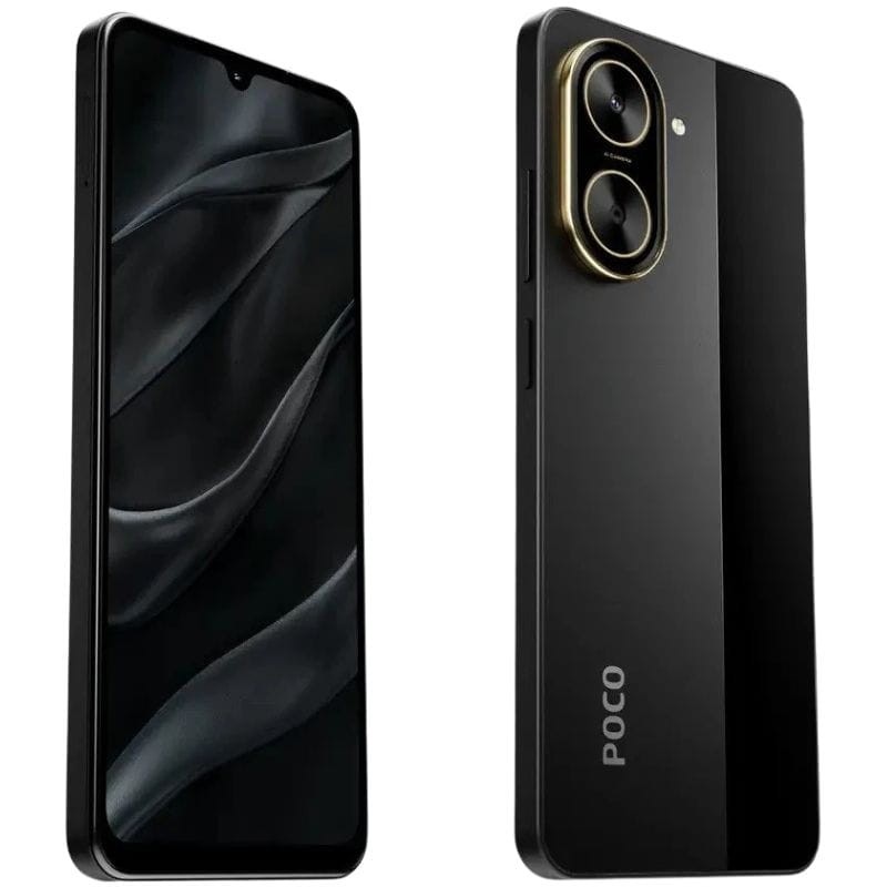 Xiaomi Poco C71 3GB/64GBNegro imagen de la pantalla y las cámaras