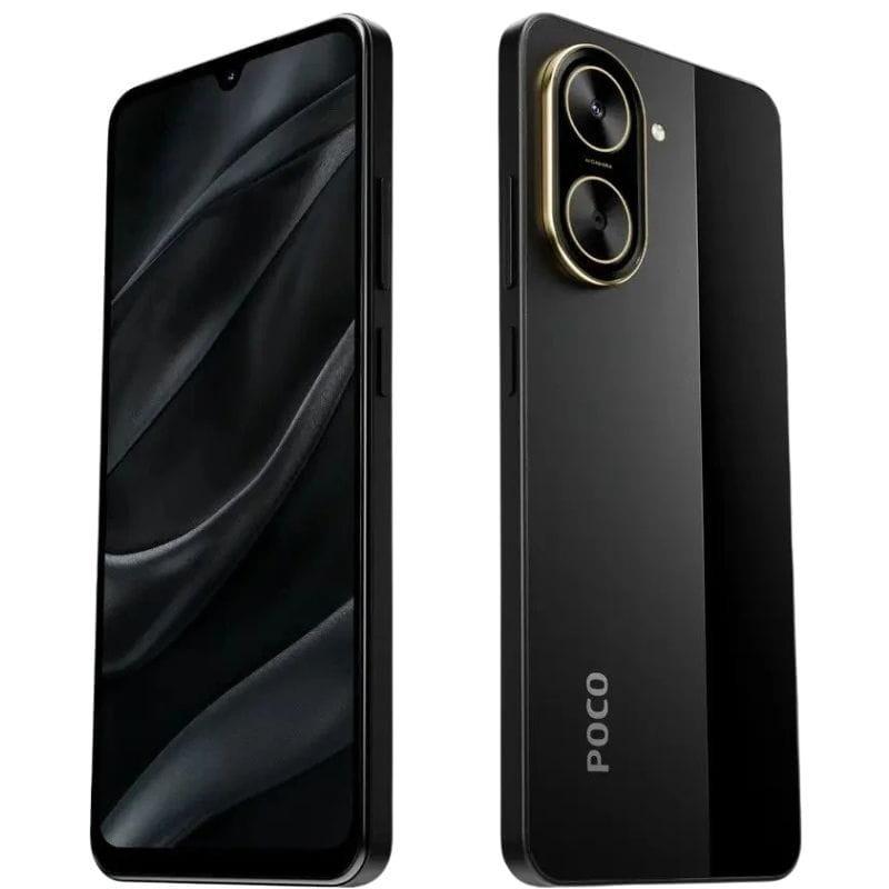 Xiaomi Poco C71 3GB/64GB Negro imagen delantera y trasera