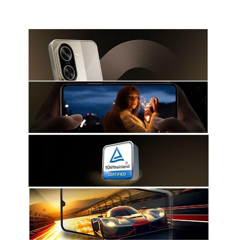 Xiaomi Poco C71 3GB/64GB Negro detalles de cámara y pantalla