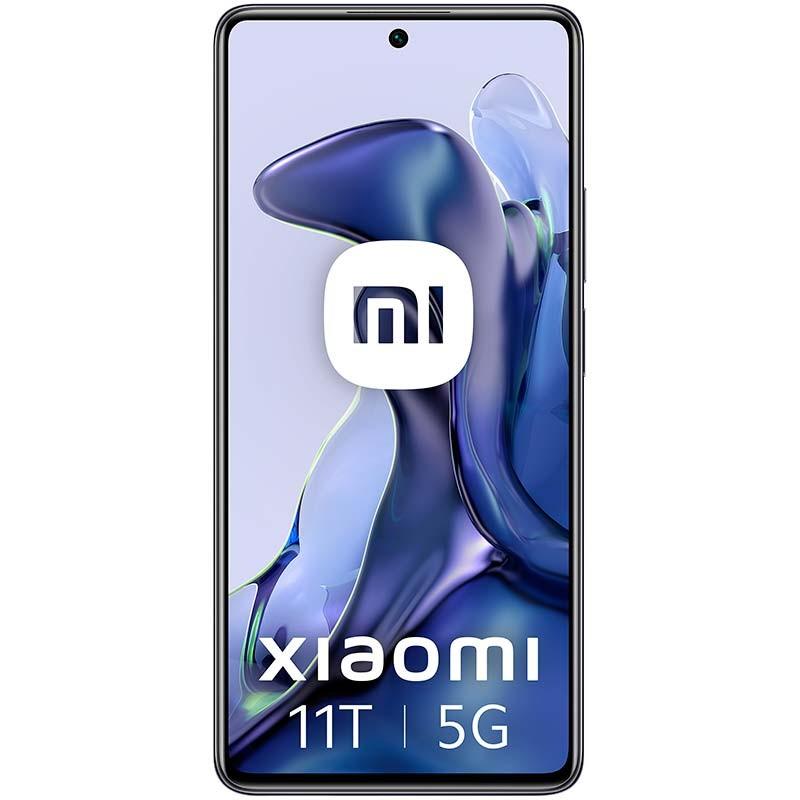 vista frontal del Teléfono móvil reacondicionado Xiaomi 11T 8GB/128GB gris