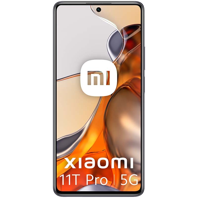 vista frontal del Teléfono móvil reacondicionado Xiaomi 11T Pro 8GB/256GB gris