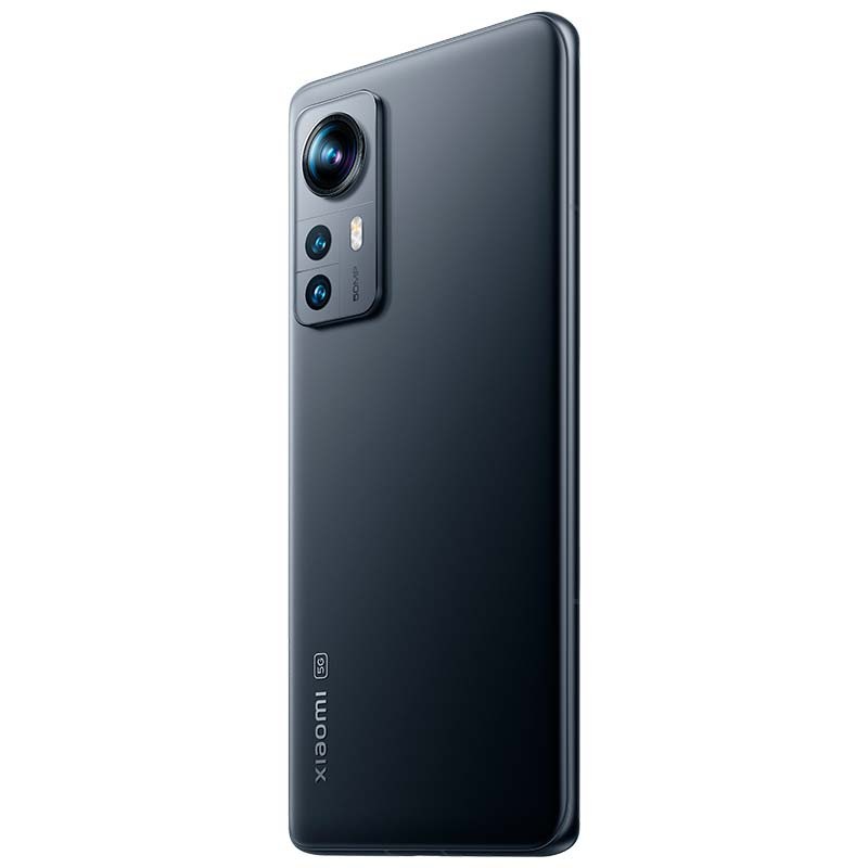 Xiaomi 12 8GB/256GB Gris Desprecintado con acabado mate, módulo triple de cámara trasera y lente principal prominente, diseño delgado y logo 5G