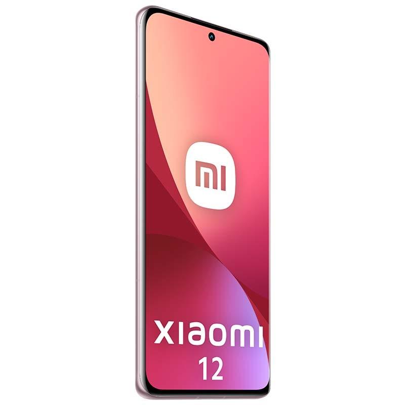 vista frontal y lateral izquierdo del Xiaomi 12 8GB/256GB Lila