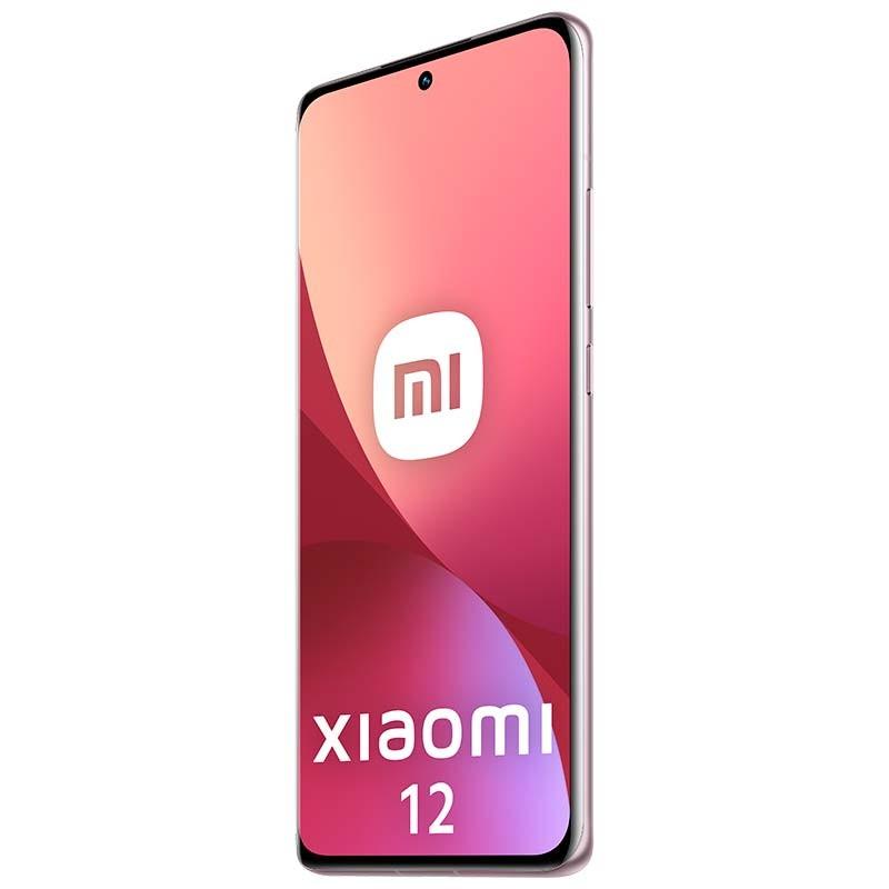 vista frontal y lateral derecho del Xiaomi 12 8GB/256GB Lila