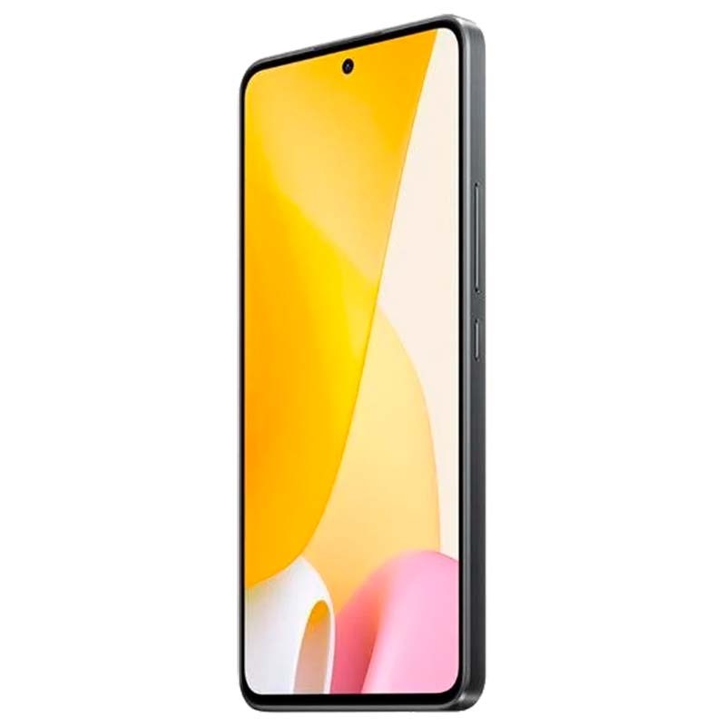 vista frontal y lateral derecho del Teléfono móvil Xiaomi 12 Lite 6GB/128GB Negro