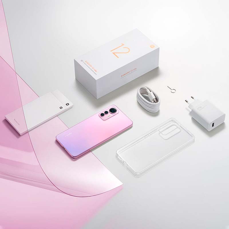 embalaje del Teléfono móvil Xiaomi 12 Lite 8GB/128GB Rosa