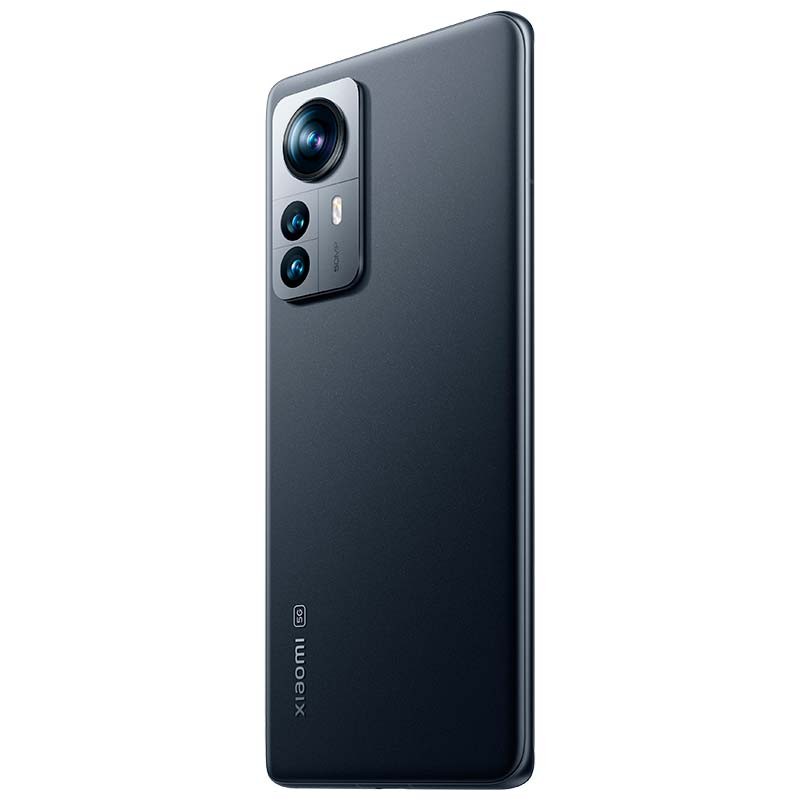 vista trasera y lateral izquierdo del Xiaomi 12 Pro 12GB/256GB Gris