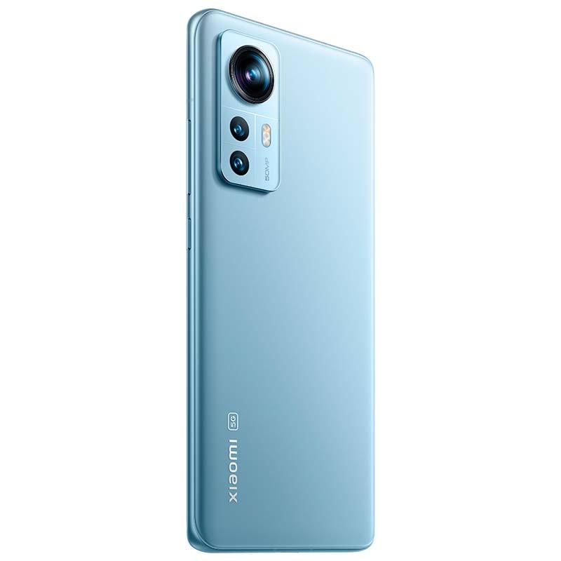 vista trasera y lateral derecho del Xiaomi 12X 8GB/128GB Azul