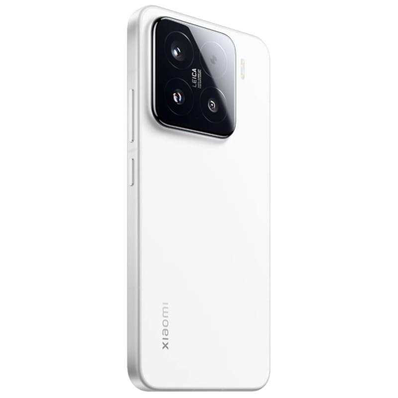 Xiaomi 15 5G 12GB/512GB Blanco Vista Trasera y lateral izquierdo