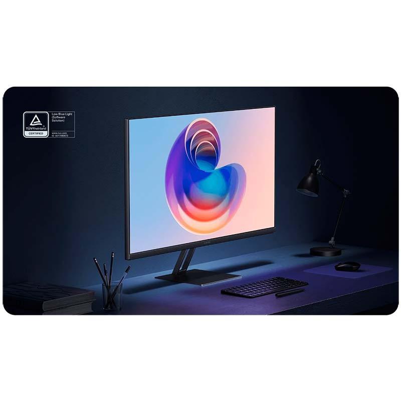 Monitor Xiaomi 2K A27Qi de 27 pulgadas, panel IPS, biseles delgados, base metálica minimalista, pantalla mate con certificación TÜV, ideal para setup moderno