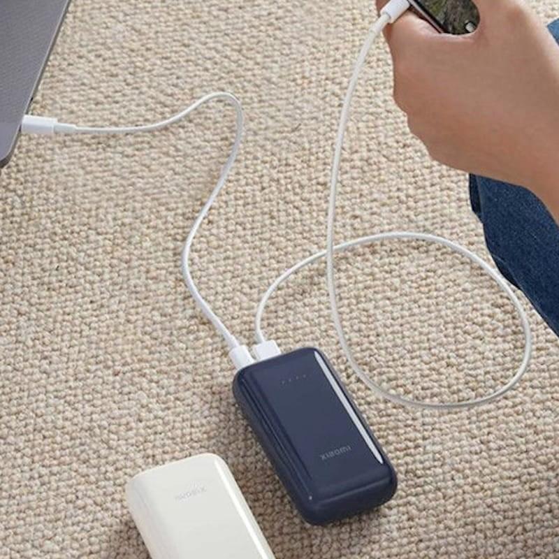 Xiaomi 33W Pocket Edition Pro Power Bank 10000mAh Ivoire Chargez deux appareils en même temps