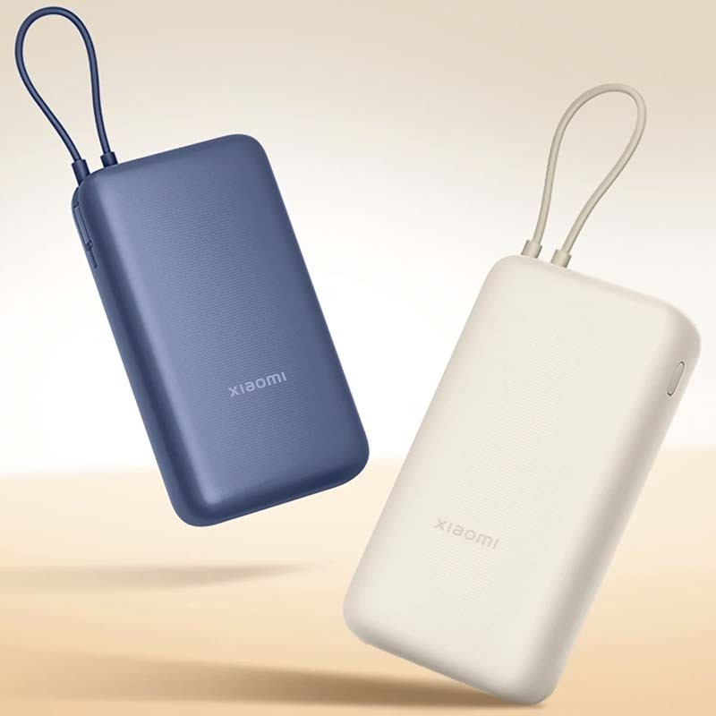 Xiaomi 33W Power Bank 20000mAh (Cable Integrado) Azul - colores disponibles
