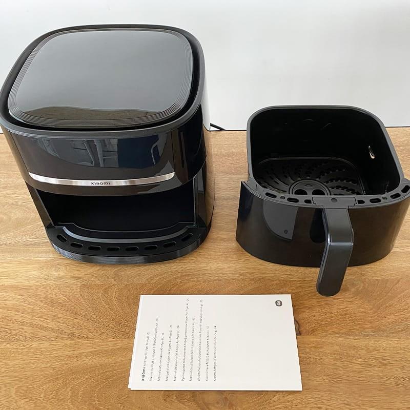 Freidora de aire Xiaomi Air Fryer 6L contenido de la caja