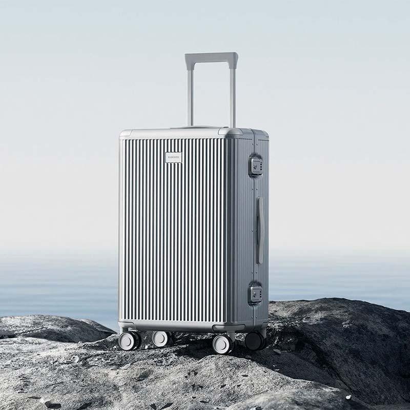 fotografía real de la Maleta Xiaomi Aluminum Frame Luggage de 24''
