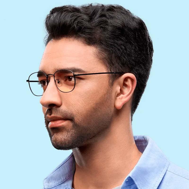 photographie réelle des Xiaomi Blue Light Blocking Glasses Noir