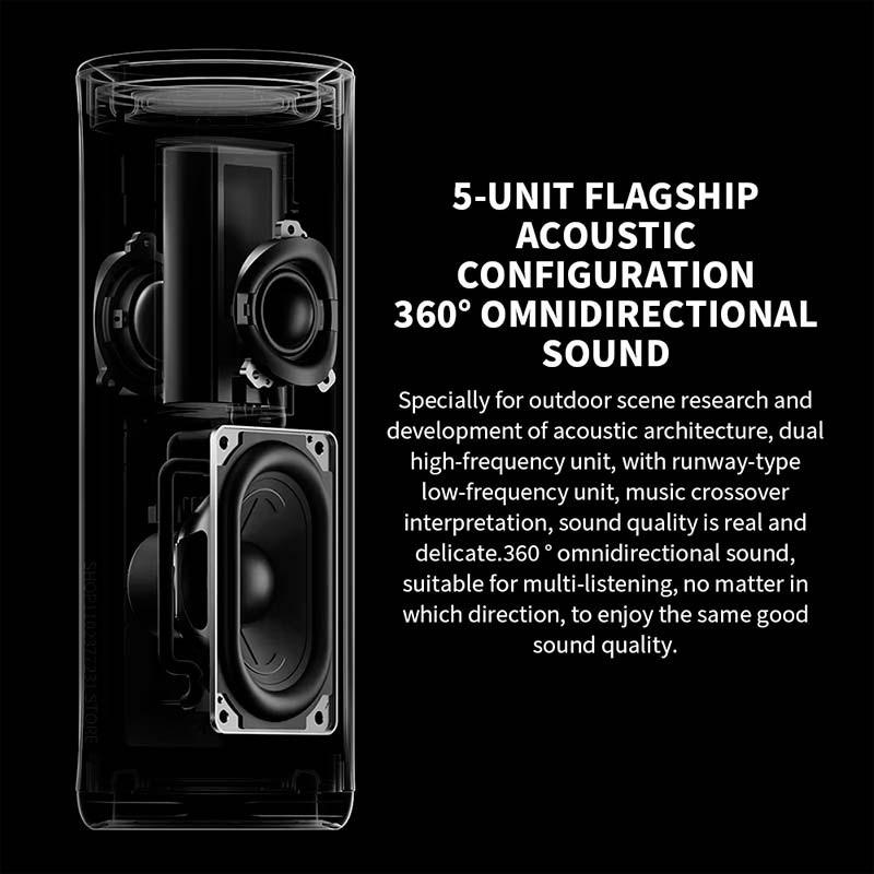 sonido omnidireccional del Xiaomi Bluetooth Speaker 40W
