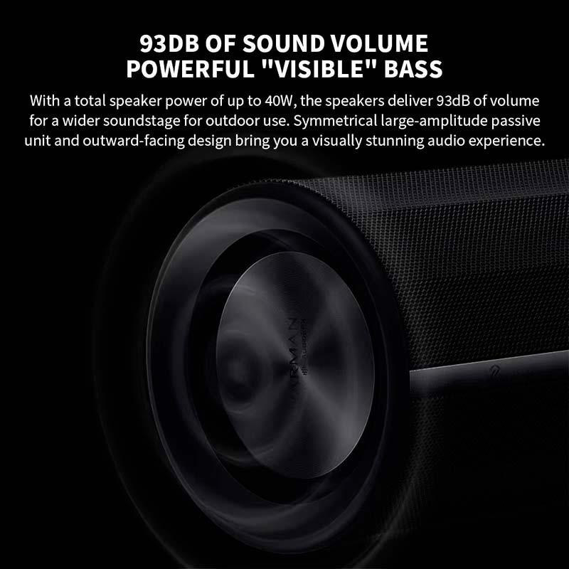 volumen máximo del Xiaomi Bluetooth Speaker 40W