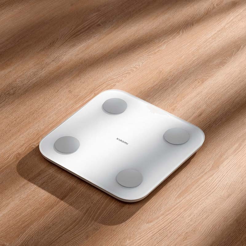 fotografía real de la Báscula Xiaomi Body Composition Scale S400