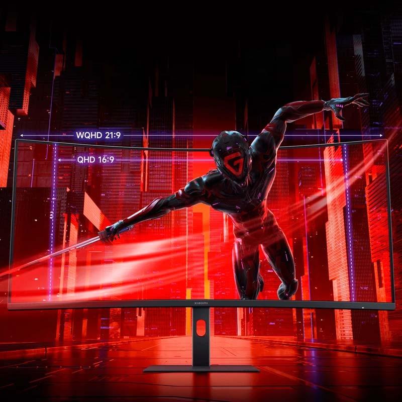 relación de aspecto del Xiaomi Curved Gaming Monitor G34WQi