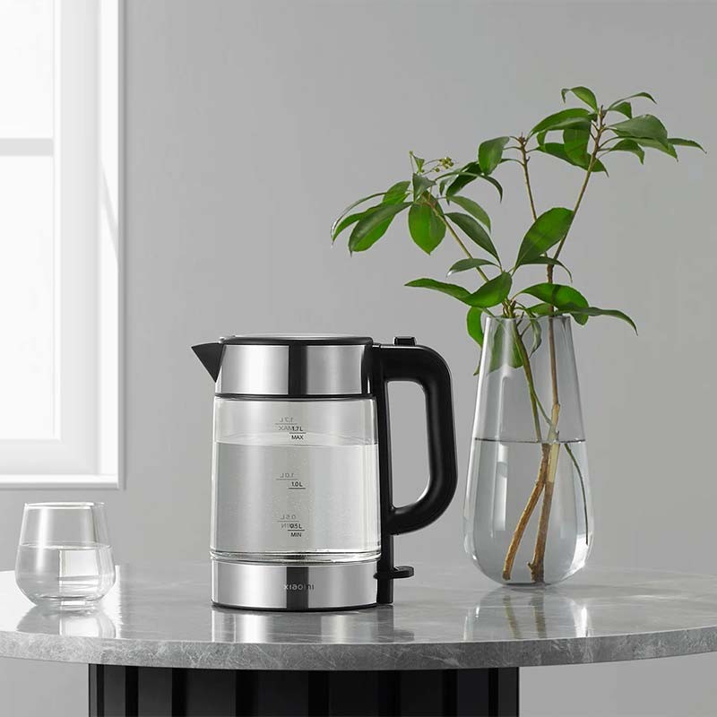 fotografía real del Hervidor Xiaomi Electric Glass Kettle