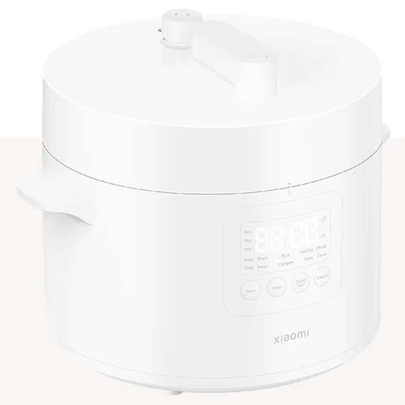 Xiaomi Electric Pressure Cooker 4,8L - vista frontal e lateral