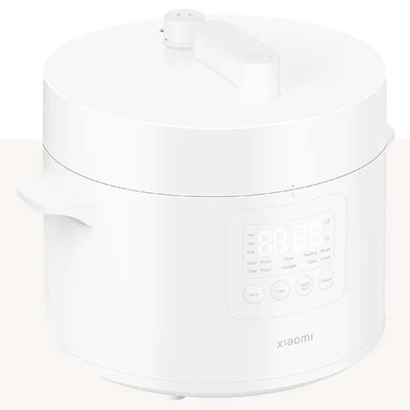 Xiaomi Electric Pressure Cooker 4,8L - vista frontal e lateral