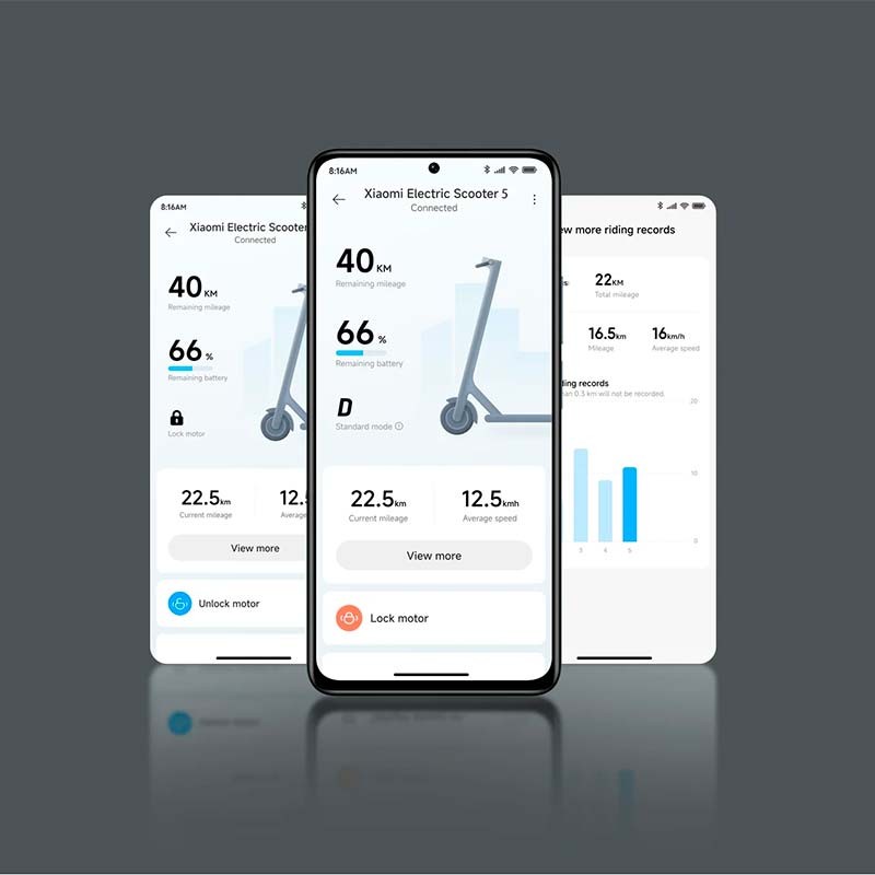 Xiaomi Electric Scooter 5 - control mediante APP
