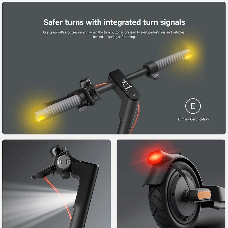 Xiaomi Electric Scooter 5 - sistema de luces