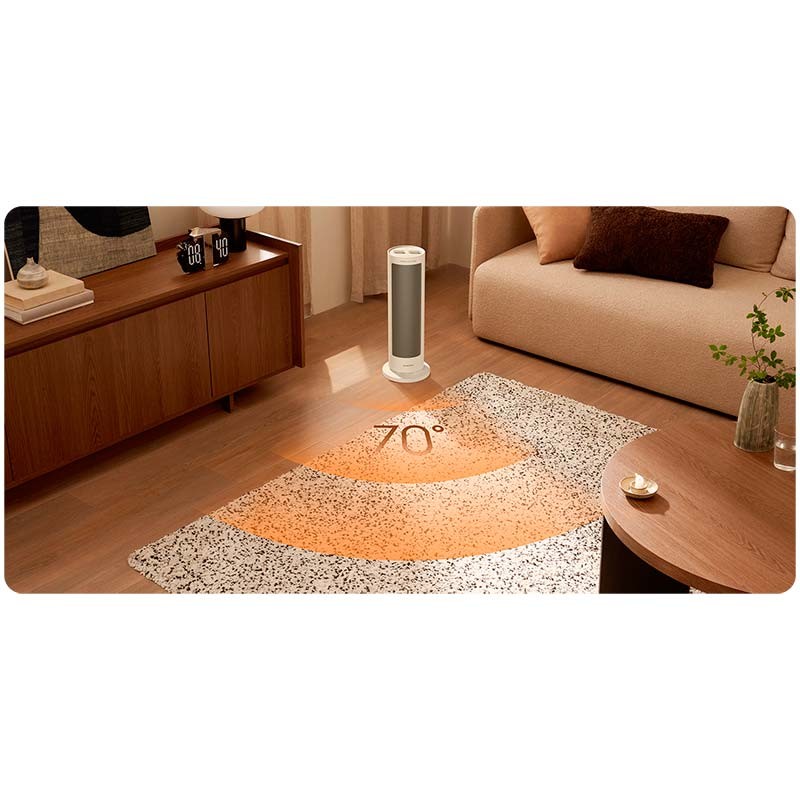alcance del Xiaomi Fan Heater Blanco