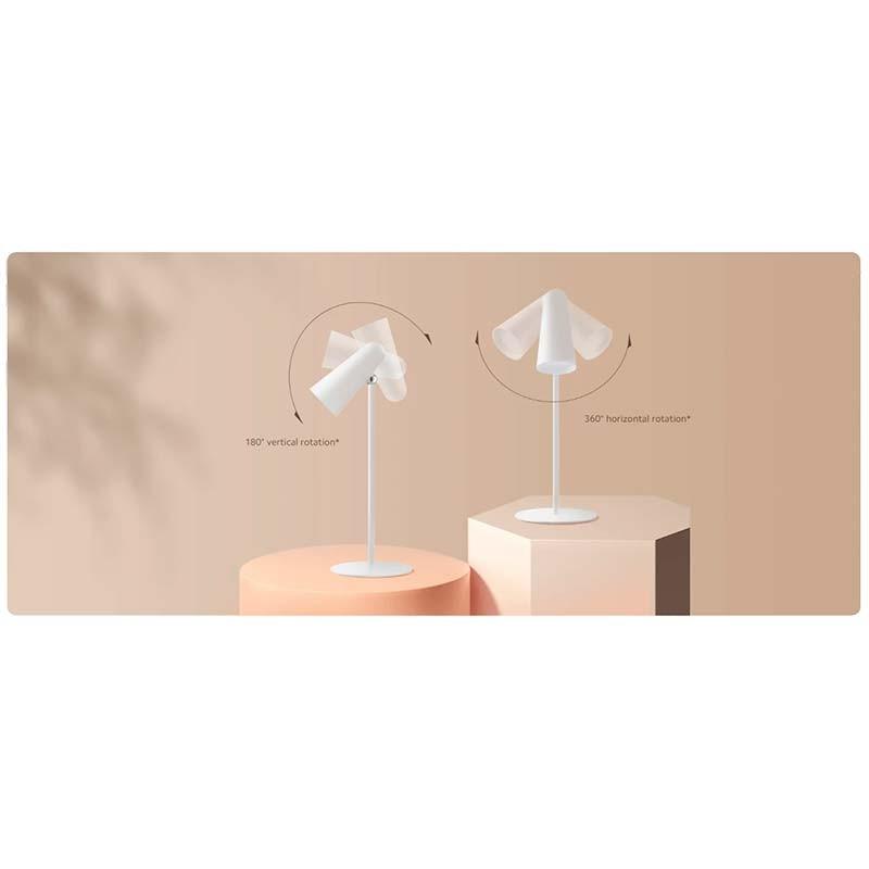 rotação da lâmpada Xiaomi Flexible Rechargeable Lamp