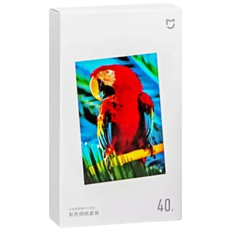 Xiaomi Instant Photo Paper 3 40 Hojas – Papel Fotográfico para Xiaomi 1S Set