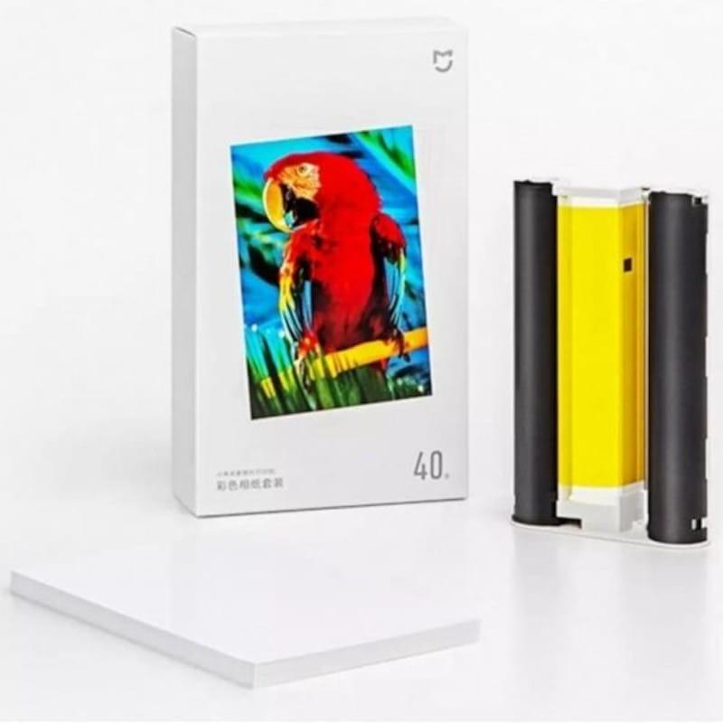 Xiaomi Instant Photo Paper 6 40 Folhas – Papel fotográfico - Fixação