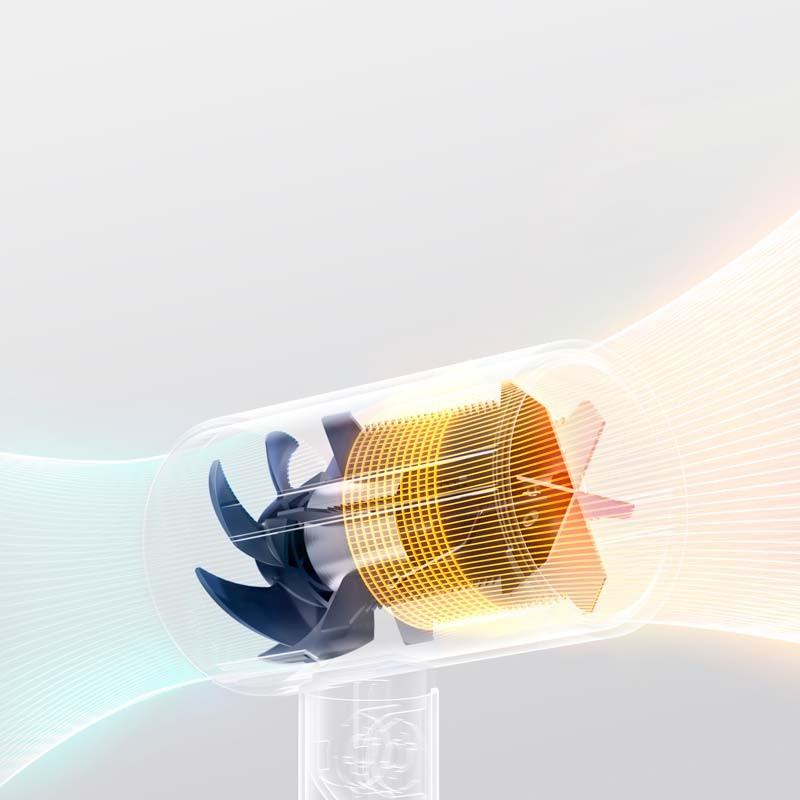 resistencia eléctrica del Secador de pelo Xiaomi Compact Hair Dryer H101 Rosa