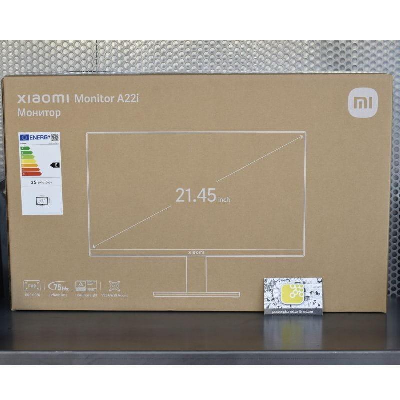 foto real de la caja del Xiaomi Mi Monitor A22i 21.5 Negro