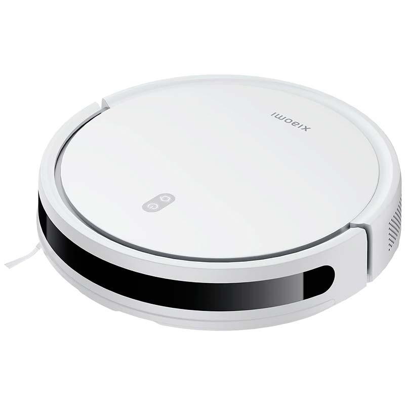 vista frontal y lateral derecho del Aspirador Robot Xiaomi Robot Vacuum E12 Blanco