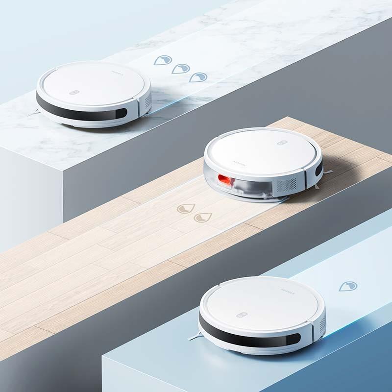 flujo de agua del Aspirador Robot Xiaomi Robot Vacuum E12 Blanco