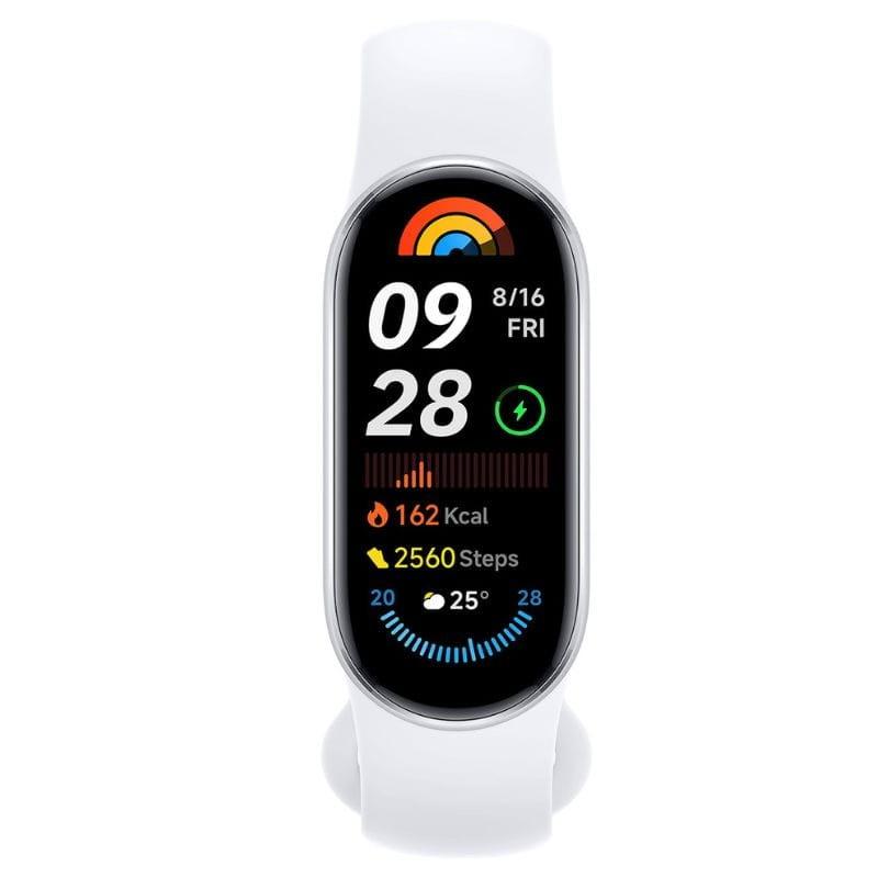 Xiaomi Mi Smart Band 9 Silver - Bracelet d'activité image de face