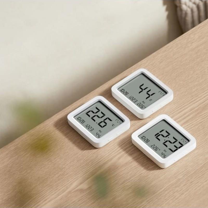 Blanco de Xiaomi Mi Temperature and Humidity Monitor 3 Blanco - Monitor de temperatura y humedad