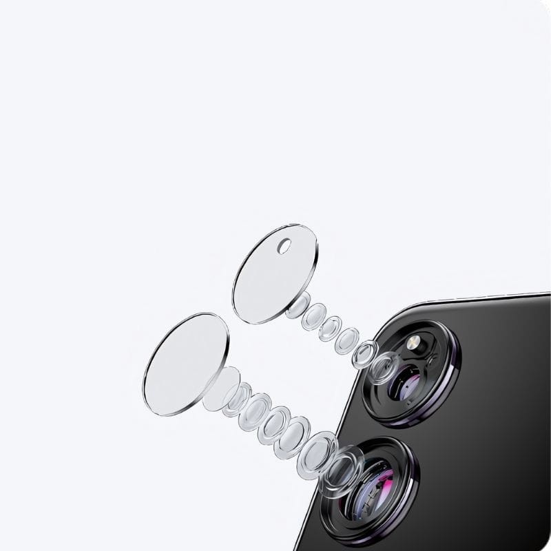 Xiaomi Mix Flip 5G 12GB/512GB Noir Détail de la vitre de la caméra