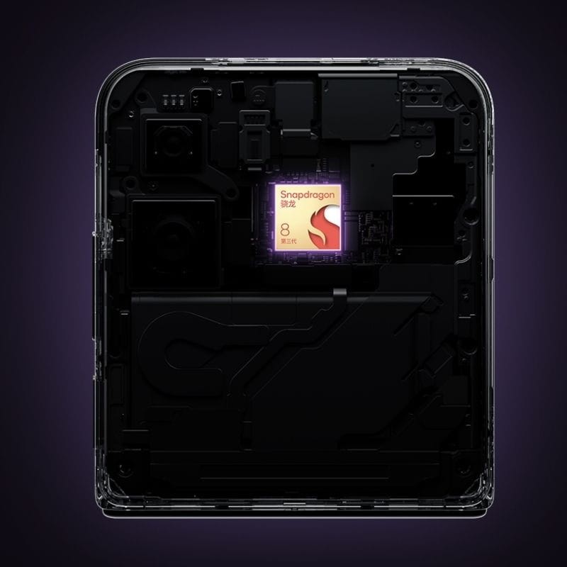 Processeur Snapdragon noir Xiaomi Mix Flip 5G 12 Go/512 Go
