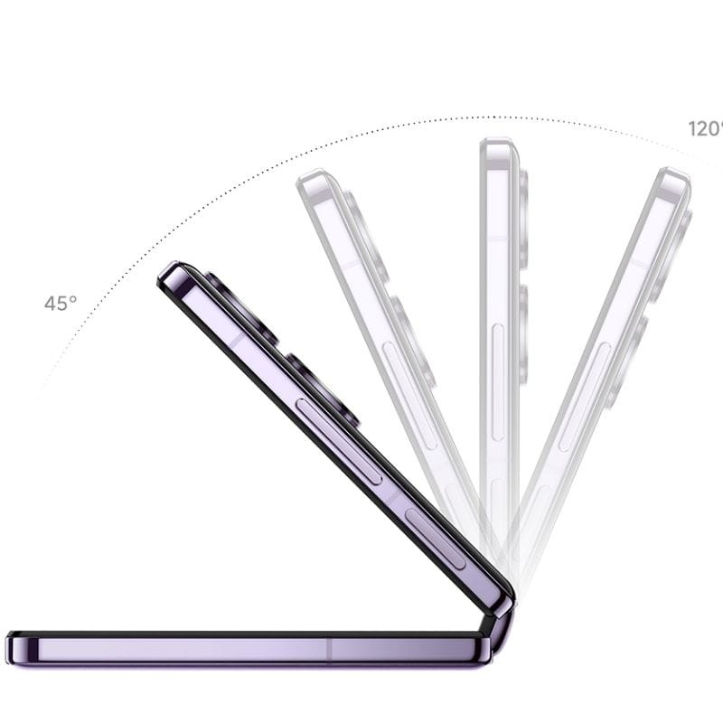 Xiaomi Mix Flip 5G 12 Go/512 Go Noir Photo latérale avec écran ouvert