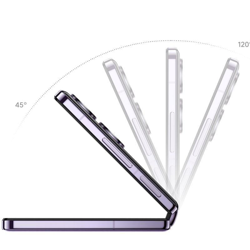 Xiaomi Mix Flip 5G 12 Go/512 Go Noir Photo latérale avec écran ouvert