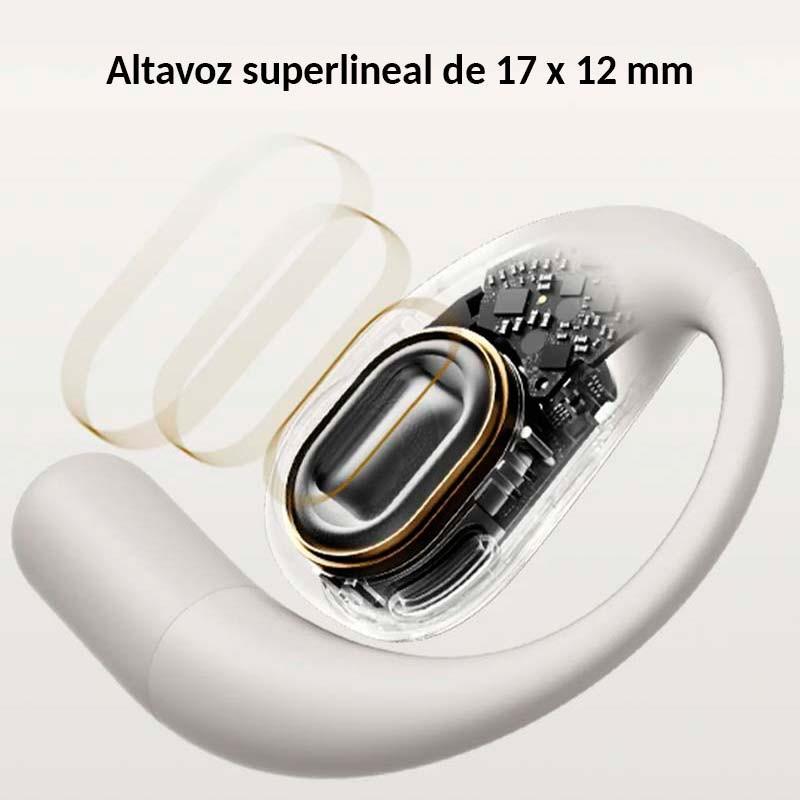 altifalante dos Auriculares Xiaomi Openwear Stereo Cinzento