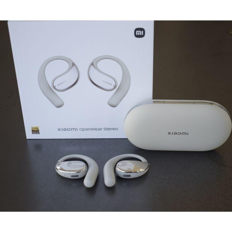Foto real frontal de los Xiaomi Openwear Stereo Beige - Auriculares con Diseño Abierto