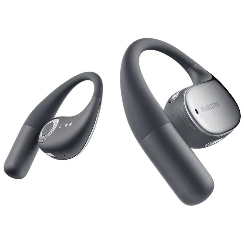 vista frontal e traseira dos Auriculares Xiaomi Openwear Stereo Cinzento