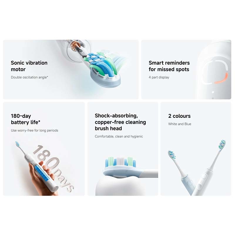 Xiaomi Oscillation Electric Toothbrush Blanco - características principales