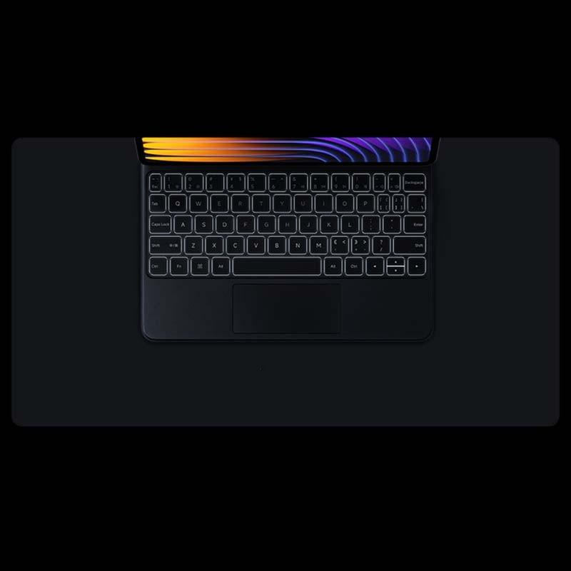 Clavier Xiaomi Pad 7 / 7 Pro Touchpad Keyboard avec Étui Intelligent Noir - vue supérieure