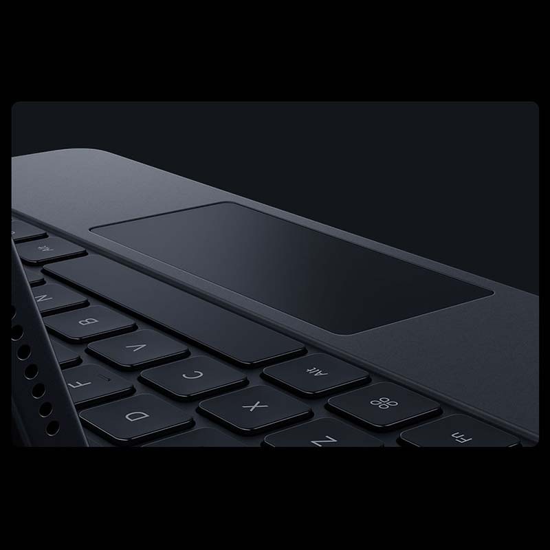 Clavier Xiaomi Pad 7 / 7 Pro Touchpad Keyboard avec Étui Intelligent Noir - pavé tactile