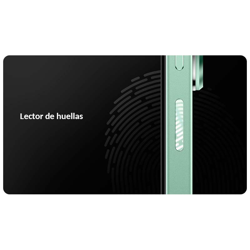 Xiaomi Poco C75 Verde - lector de huellas