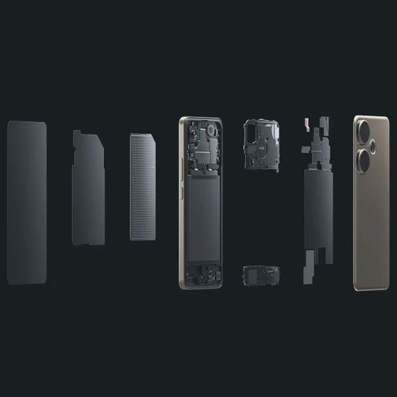 componentes del Teléfono móvil Xiaomi Poco F6 5G 12GB/512GB Color Titanio